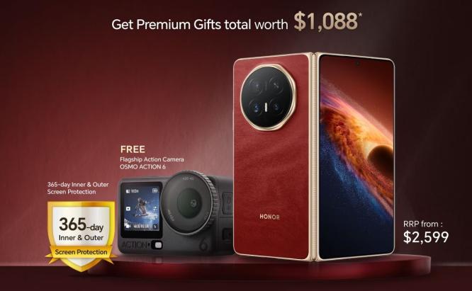 Honor Magic V6 Malezya ve Singapurda ön siparişe açıldı